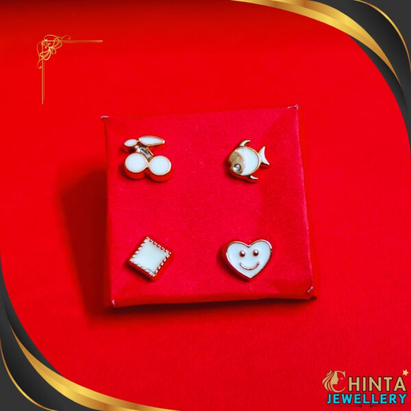 Everyday Wear Pearl Stud Earrings Set with Adorable Designs - Chinta Jewellery Store