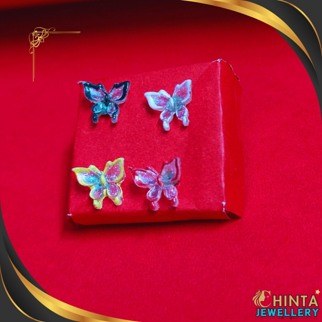 Whimsical Butterfly Stud Earrings Set for Women - Chinta Jewellery Store