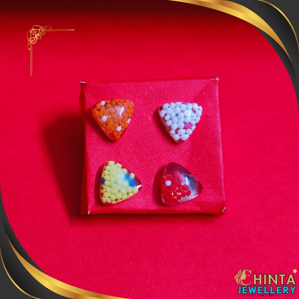 Trendy Triangular Stud Earrings Set for Women - Chinta Jewellery Store