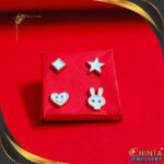 Cute Pearl Stud Earrings Set with Animal and Nature Designs - Chinta Jewellery Store