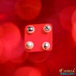 Designer Pearl Stud Earrings Set (4 Pairs) - Chinta Jewellery Store