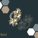 A stunning hair accessory adorned with delicate pearls, shimmering crystals, and intricate floral details. Perfect for weddings, parties, and special occasions.