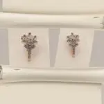 Geometric Silver-Tone Ring with Cubic Zirconia - Chinta Jewellery Store